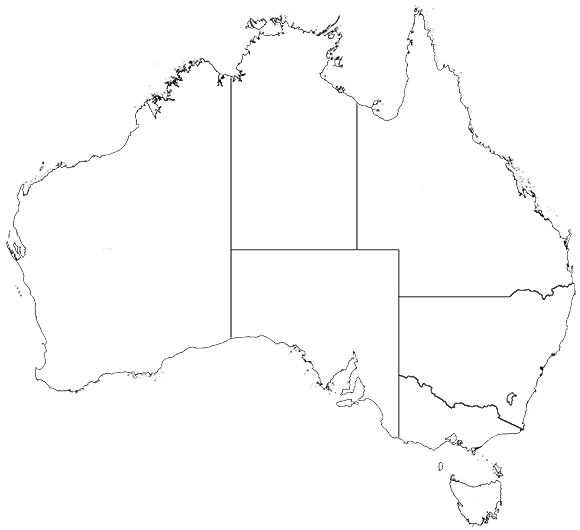 Map of Australia